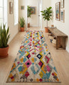 Sedona Vista Collection Area Rug -  Pricklypear Runner Multi  lifestyle 49