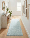 Marrakesh Lattice Collection Area Rug - Casablanca (Aqua) Runner Aqua  lifestyle 79