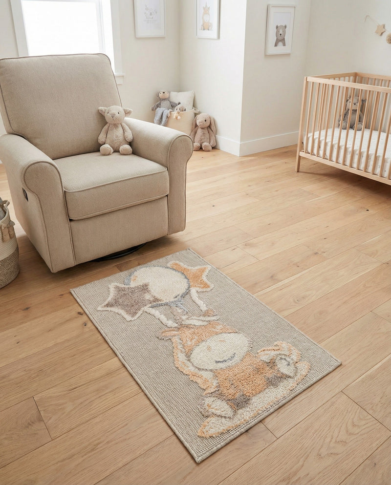 Wonder Tykes Collection Area Rug - Enchanted Rectangle Peach Blossom  lifestyle 23