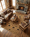 Frontier Trails Collection Area Rug -  Sedona Rectangle Cedar  lifestyle 27