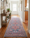 Zahara Oasis Collection Area Rug -  Fez Runner Blue  lifestyle 63