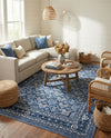 Horizon Collection Area Rug -  Aurora Rectangle Blue  lifestyle 16