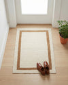 Savannah Borders Wool Collection Area Rug - Chatham Rectangle Ivory  lifestyle 24