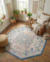 Savannah Series Collection Area Rug - Charleston (Multi) Octagon Multi  lifestyle 55