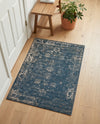 Riviera Elegance Collection Area Rug - Antibes (Blue) Rectangle Blue  lifestyle 26
