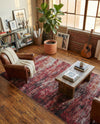 Sahara Essence Collection Area Rug - Oasis (Rust Red) Rectangle Rust Red  lifestyle 15