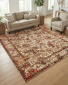 Neptune Elegance Collection Area Rug -  Galatea (Beige Cream) Square Beige Cream  lifestyle 32