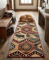 Frontier Trails Collection Area Rug -  Mesa Runner Multi  lifestyle 36