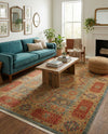 Ottoman Elegance Collection Area Rug -  Ephesus Rectangle Light Blue  lifestyle 52
