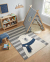 Wonder Tykes Collection Area Rug -  Dreamland Rectangle Gray  lifestyle 15