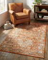 Savannah Soiree Collection Area Rug -  Everglade (Rust Red) Rectangle Rust Red  lifestyle 19