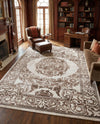 Sanctuary Retreat Collection Area Rug -  Enclave Rectangle Chocolate Brown  lifestyle 8