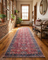 Zahara Oasis Collection Area Rug -  Ouarzazate Runner Antique Red  lifestyle 70