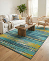 Seaside Haven Rugs Collection Area Rug -  Sandbar Rectangle Multi.Blue  lifestyle 18