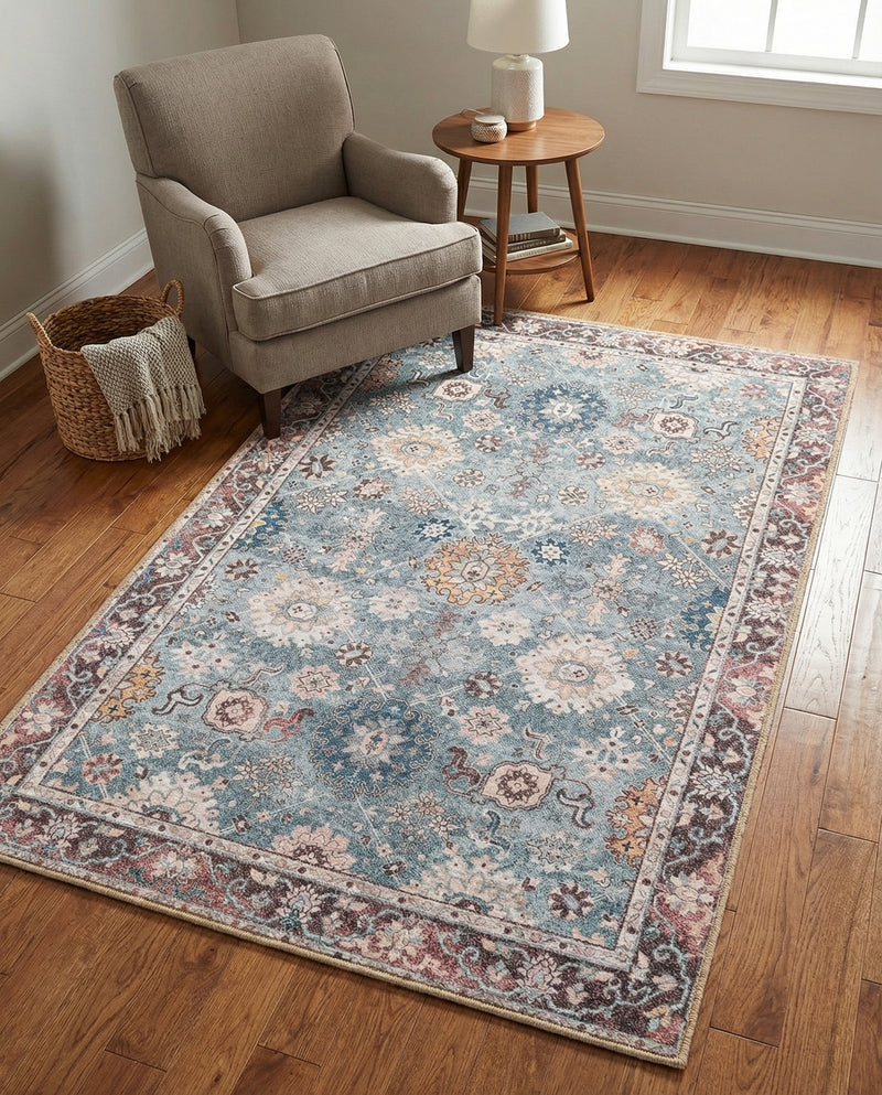 Heritage Elegance Collection Area Rug -  Himeji Rectangle Green  lifestyle 28