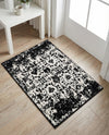 Cascade Range Collection Area Rug -  Shasta (Black and White) Rectangle Black and White  lifestyle 27