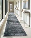 Sahara Essence Collection Area Rug - Oasis (Black) Runner Black  lifestyle 63