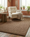 Plush Oasis Collection Area Rug - Serenity (Sandy Brown) Rectangle Sandy Brown  lifestyle 16