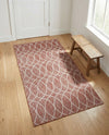 Savannah Pergola Collection Area Rug -  Pavilion (Rust Red) Rectangle Rust Red  lifestyle 3