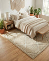Trellis Haven Collection Area Rug - Havenwood Rectangle Beige  lifestyle 28