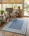 Lagoon Oasis Collection Area Rug -  Harbor Rectangle Blue  lifestyle 22