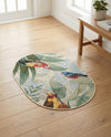 Seaside Blooms Collection Area Rug -  Tropic Oval Multi  lifestyle 26