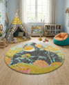 Wonder Tykes Collection Area Rug -  Dynamo Round Multi  lifestyle 41