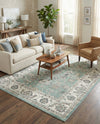 Adriana Terrace Collection Area Rug -  Positano (Aqua) Rectangle Aqua  lifestyle 13