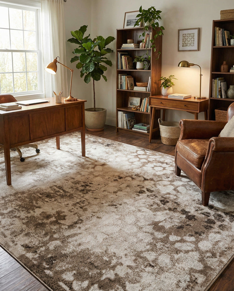 Riviera Elegance Collection Area Rug -  Vence Rectangle Brown  lifestyle 16