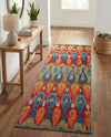 Urban Terrace Collection Area Rug -  Compass Runner Multi  lifestyle 57
