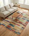 Coastal Terrace Collection Area Rug -  Harbor Rectangle Multi  lifestyle 12
