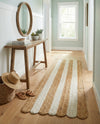 Serenity Braided Jute Collection Area Rug - Luna Runner Natural and Ivory  lifestyle 52