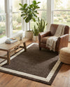Studio Haven Collection Area Rug -  Alcove (Brown) Rectangle Brown  lifestyle 9