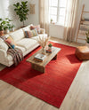 Soho Elegance Collection Area Rug - Chelsea (Burgundy) Rectangle Burgundy  lifestyle 21