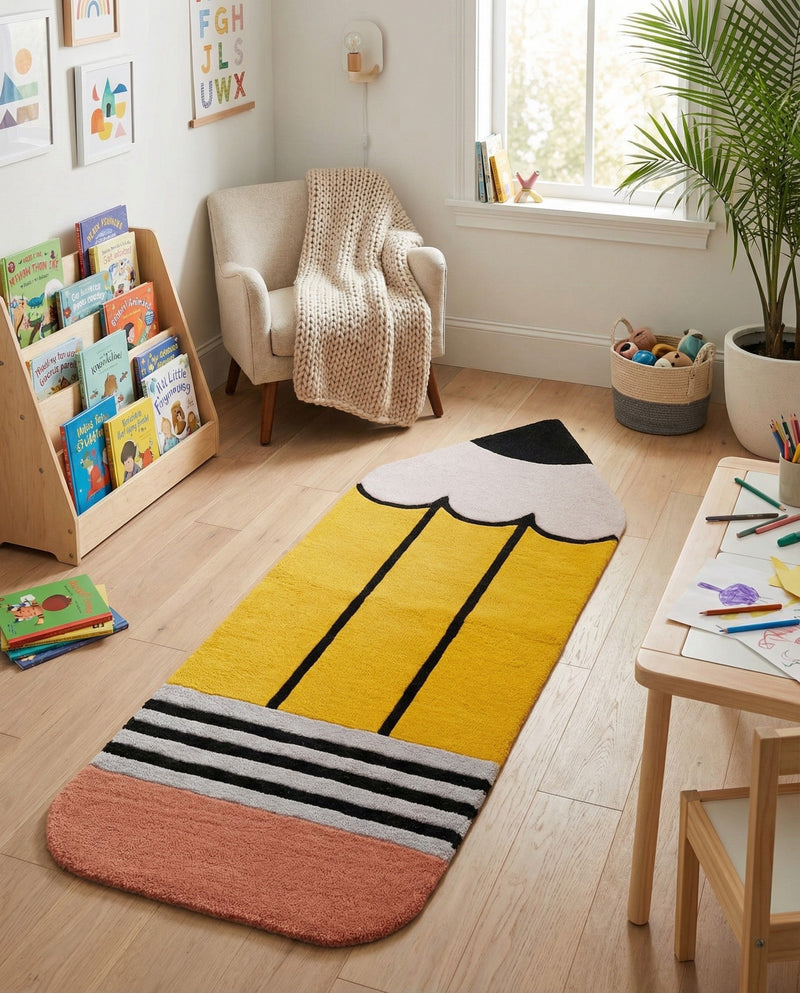Whimsy Wonders Wool Collection Area Rug -  Horizon Runner Multi  lifestyle 6