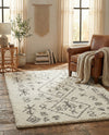 Casablanca Comfort Collection Area Rug - Sahara Rectangle Pure Ivory  lifestyle 24