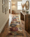 Bistro Lounge Collection Area Rug -  Cappuccino Runner Beige  lifestyle 80