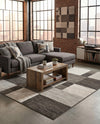 Autumn Meadow Collection Area Rug -  Sycamoreside (Gray) Rectangle Gray  lifestyle 7