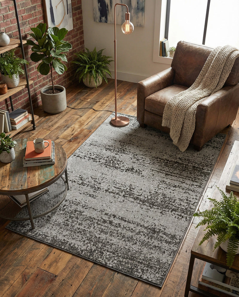 Studio Haven Collection Area Rug -  Gallery (Dark Gray) Rectangle Dark Gray  lifestyle 27