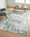 Cathedral Elegance Collection Area Rug -  Basilica Rectangle Green  lifestyle 80