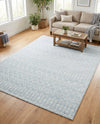 Marrakech Lattice Collection Area Rug - Medina (Light Blue) Rectangle Light Blue  lifestyle 7