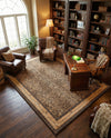 Savannah Sojourn Collection Area Rug -  Limpopo Rectangle Brown  lifestyle 25