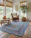 Woven Udaipur Collection Area Rug - Sahara Rectangle Blue and Multi  lifestyle 27