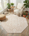 Andes Summit Collection Area Rug -  Lanín Octagon Beige  lifestyle 79