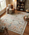 Seville Stripes Collection Area Rug -  Malaga (Ivory) Rectangle Ivory  lifestyle 7