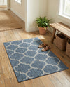 Savannah Pergola Collection Area Rug - Arbor (Navy Blue) Rectangle Navy Blue  lifestyle 12