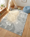 Wonder Tykes Collection Area Rug -  Quirky Rectangle Gray  lifestyle 21