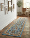 Isfahan Elegance Collection Area Rug - Naghsh-e Jahan (Light Blue) Runner Light Blue  lifestyle 72