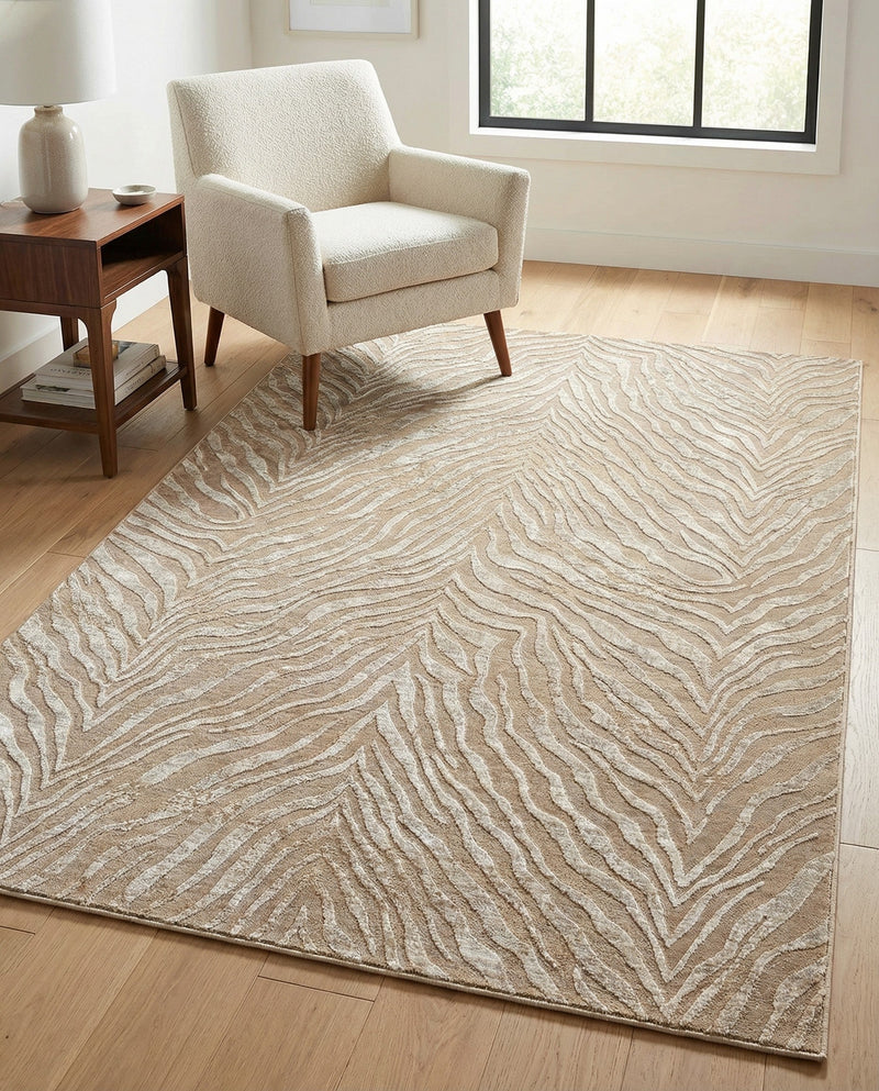 Bloomsbury Elegance Collection Area Rug -  Chelsea Rectangle Ivory Beige  lifestyle 38
