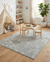 Wonder Tykes Collection Area Rug -  Spectrum Rectangle Gray  lifestyle 67